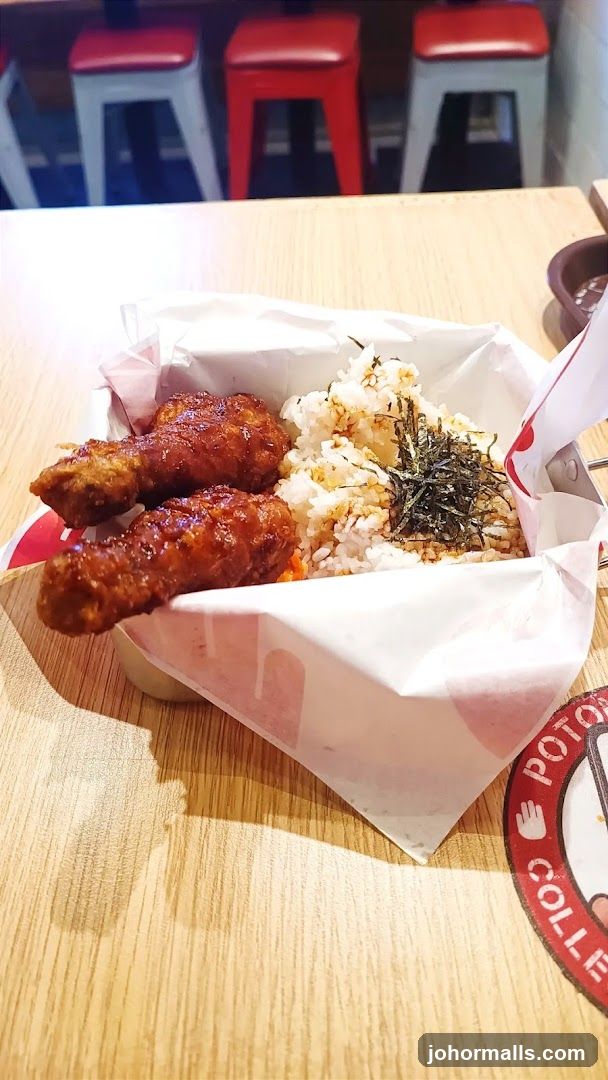 Fried Chicken and Rice