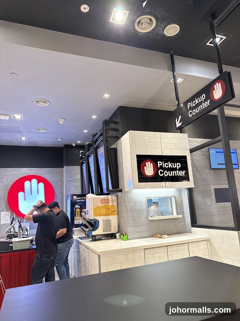 Pickup Counter Area