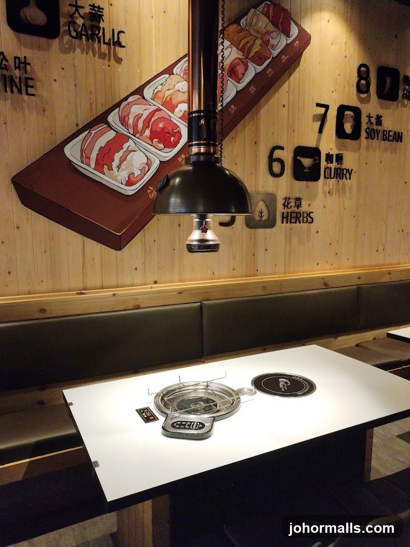Restaurant Interior with Grills