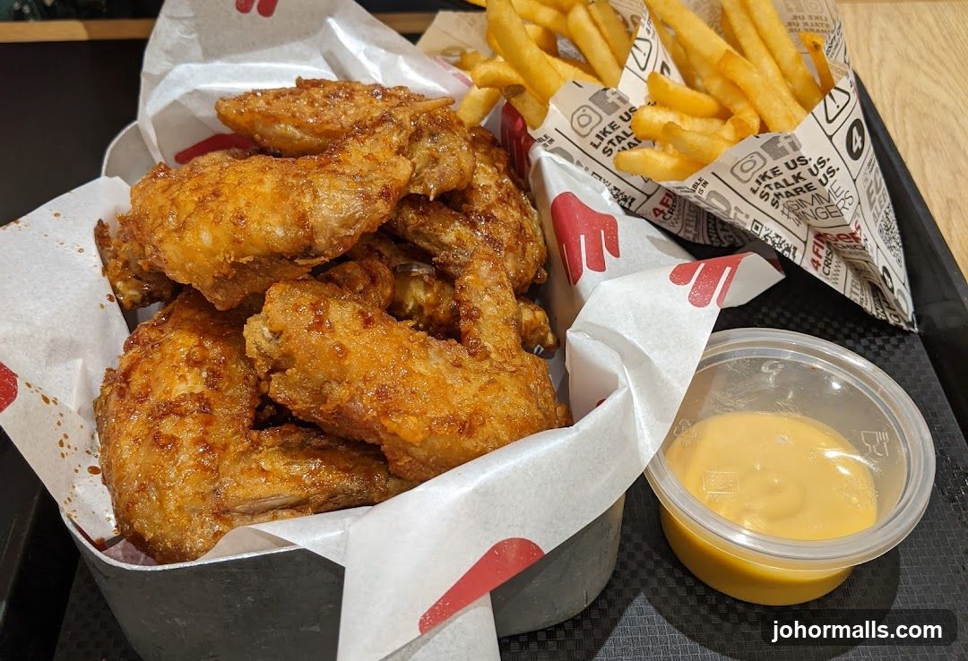 Chicken Wings and Fries