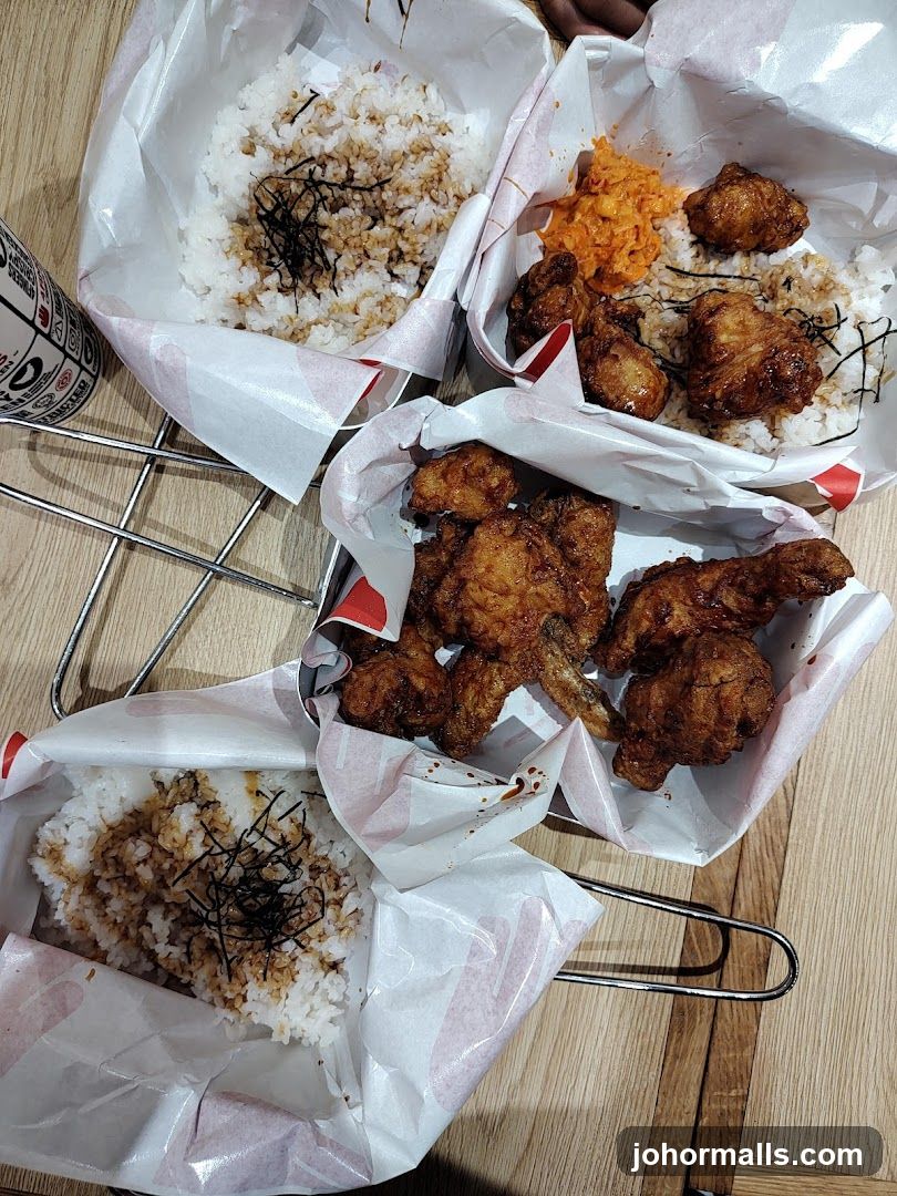 Fried Chicken and Rice Meals