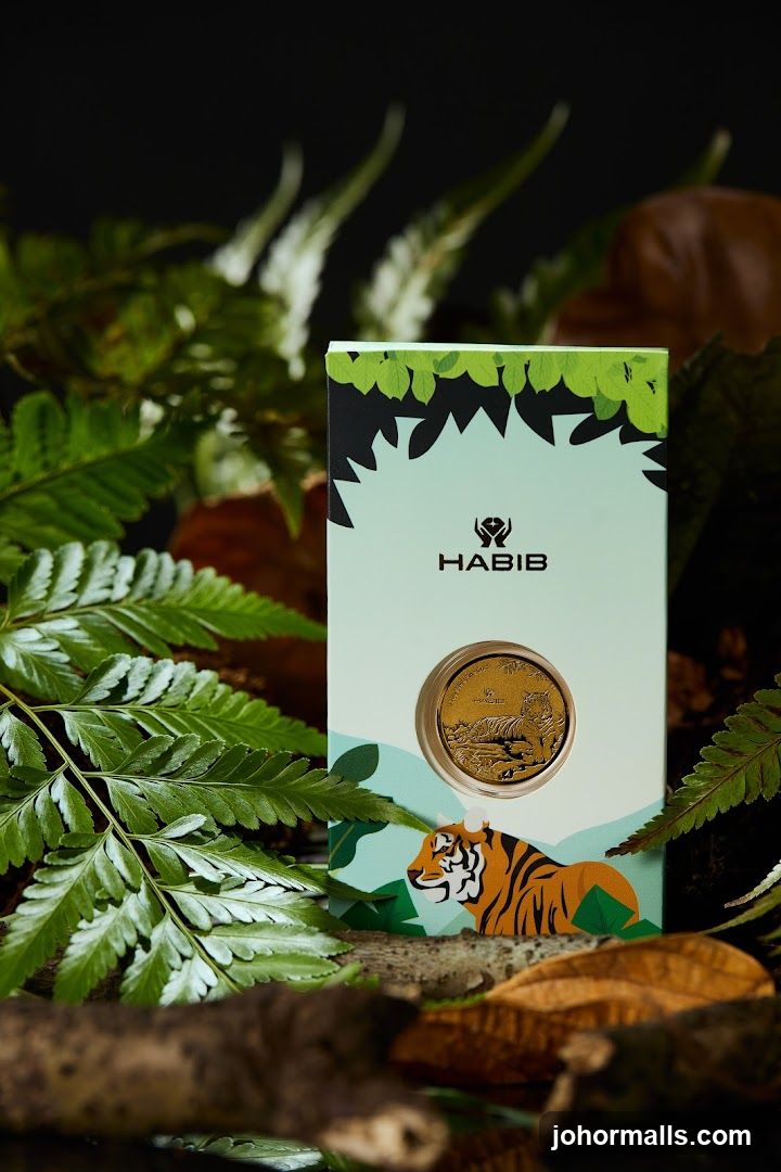 Gold Coin with Tiger Design