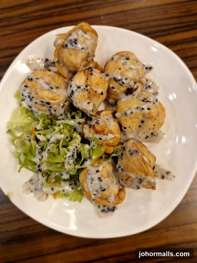 Fried Bites with Salad