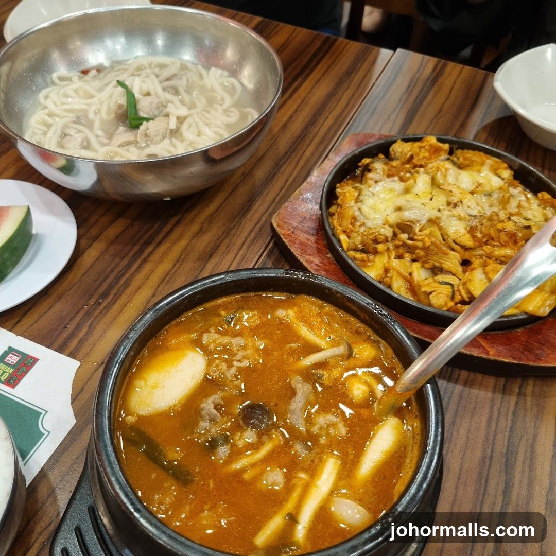 Korean Food Spread