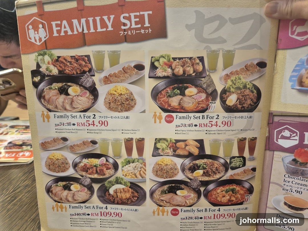 Family Set Menu