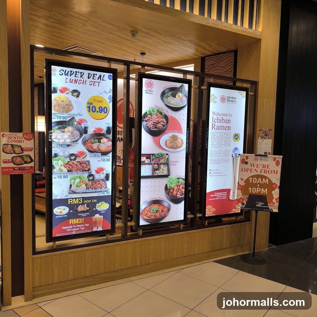 Ichiban Ramen storefront display