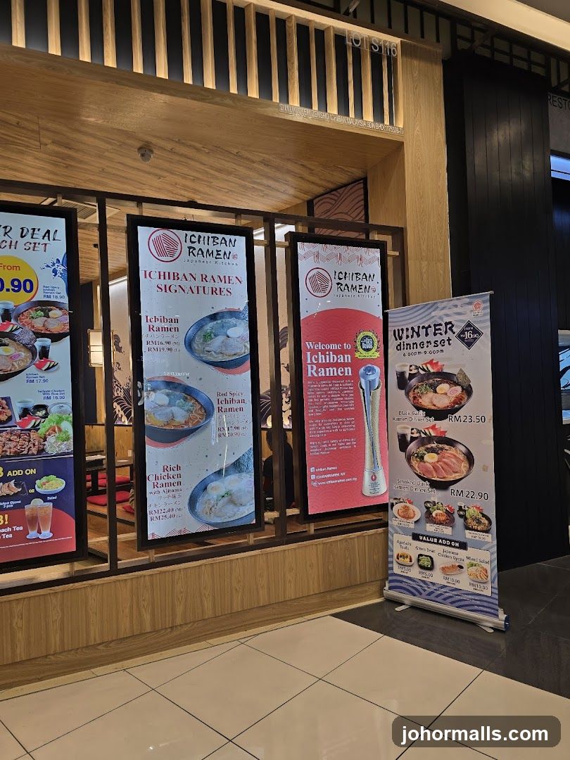 Ichiban Ramen storefront display