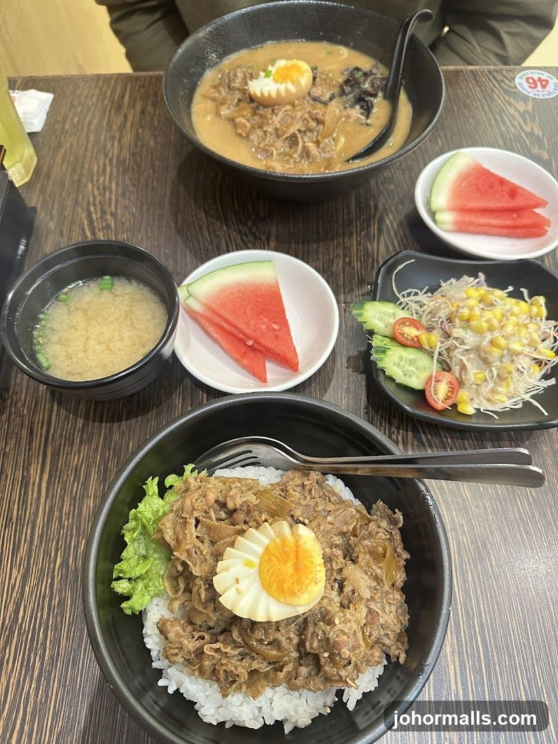 Table Setting with Japanese Cuisine