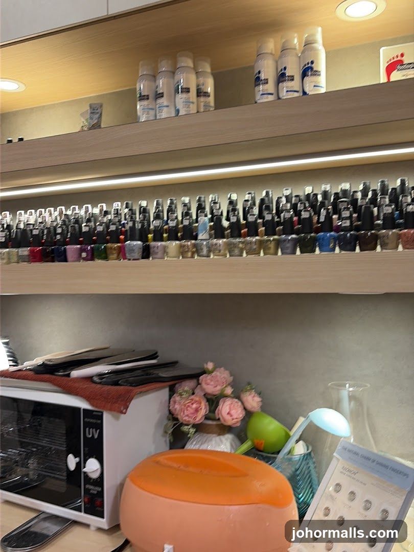 Interior Nail Salon Display
