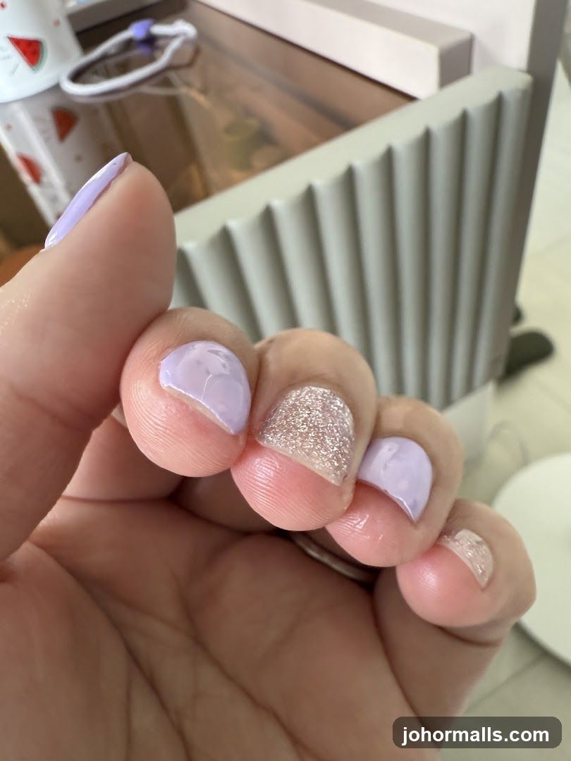 Hand with Nail Art