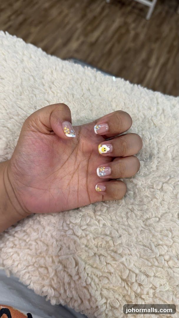 Hand with Nail Art