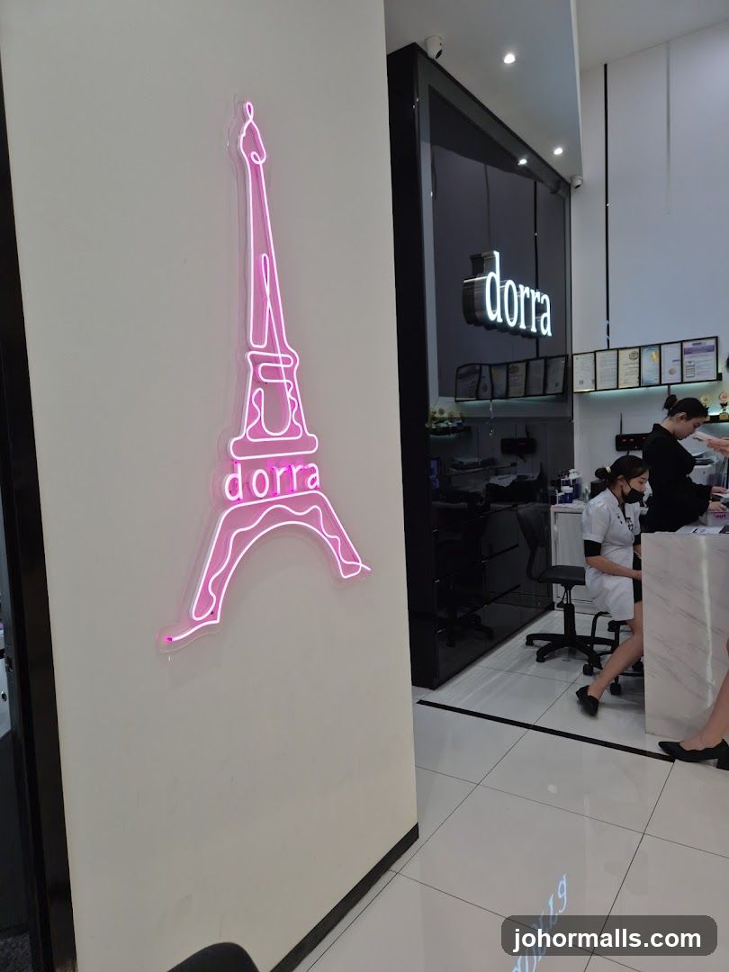 Interior of Dorra Salon
