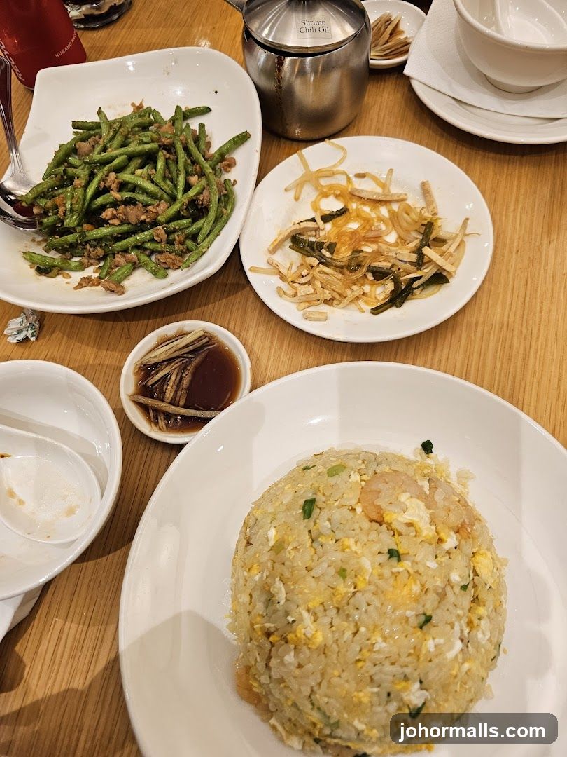 Dining Table with Chinese Cuisine