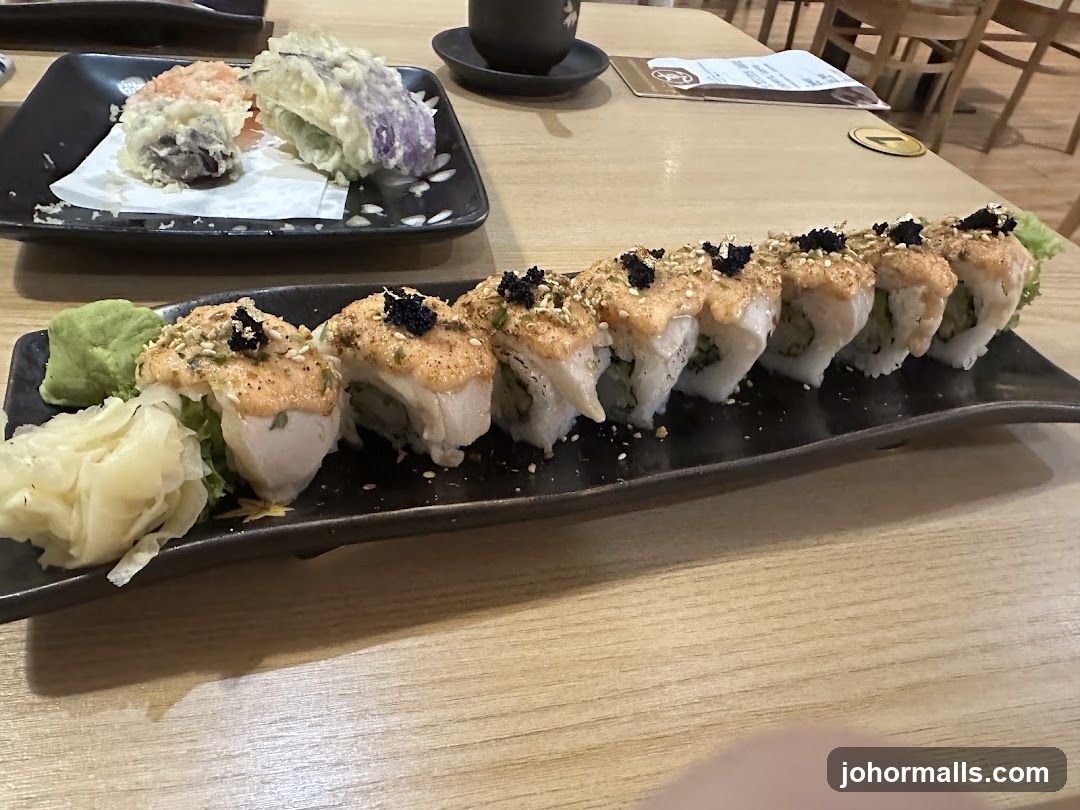Sushi Plate on Table