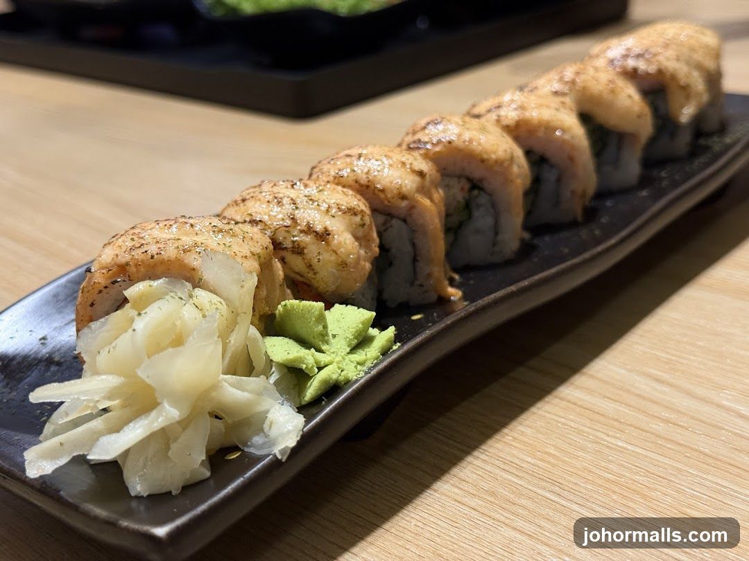 Sushi Roll Presentation
