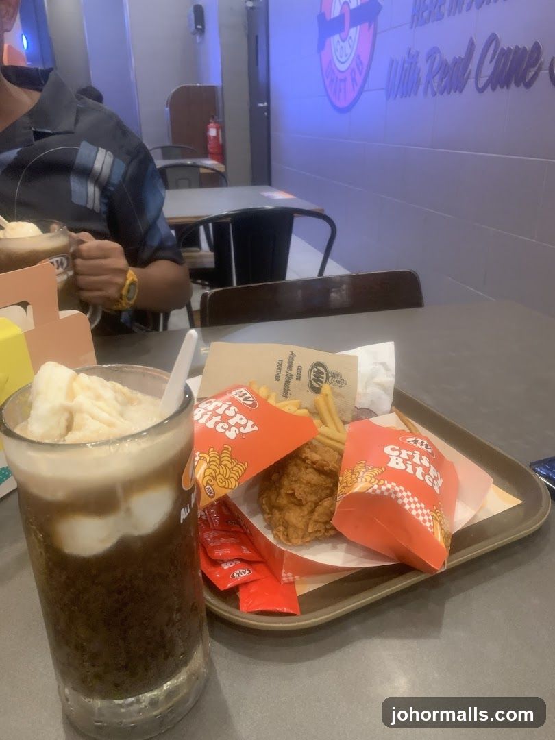 A&W Restaurant Interior