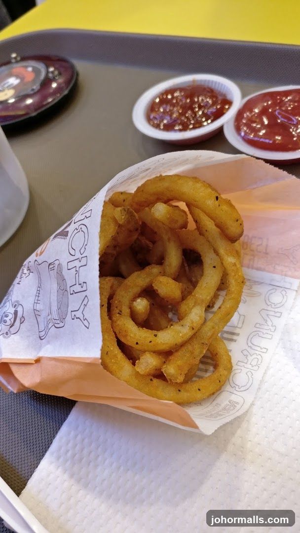 Food and Condiments on Tray