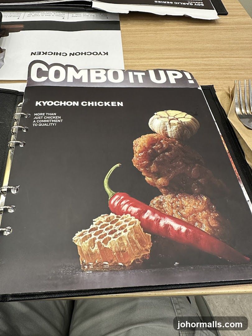 Kyochon Chicken Menu