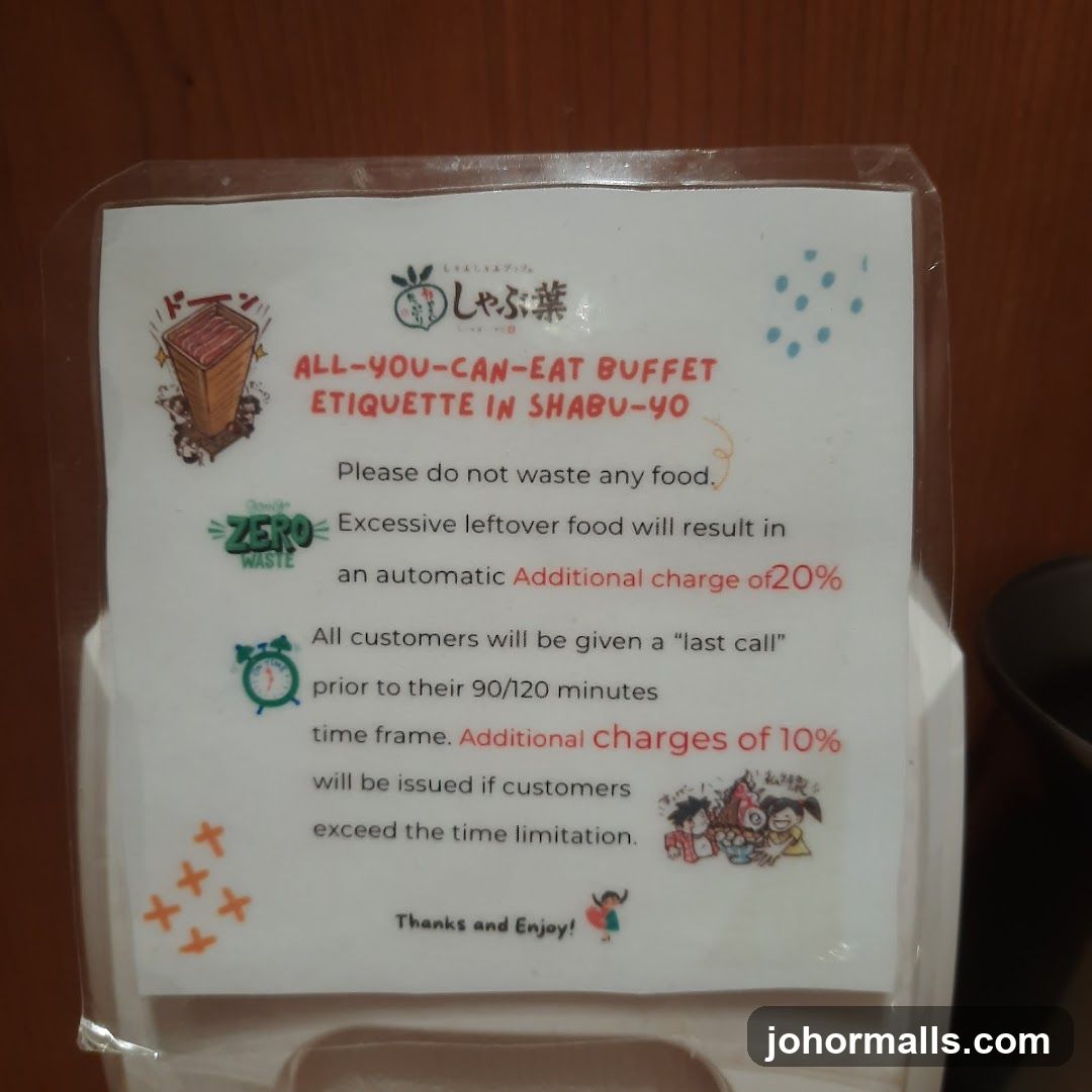 All-You-Can-Eat Buffet Etiquette in Shabu-Yo