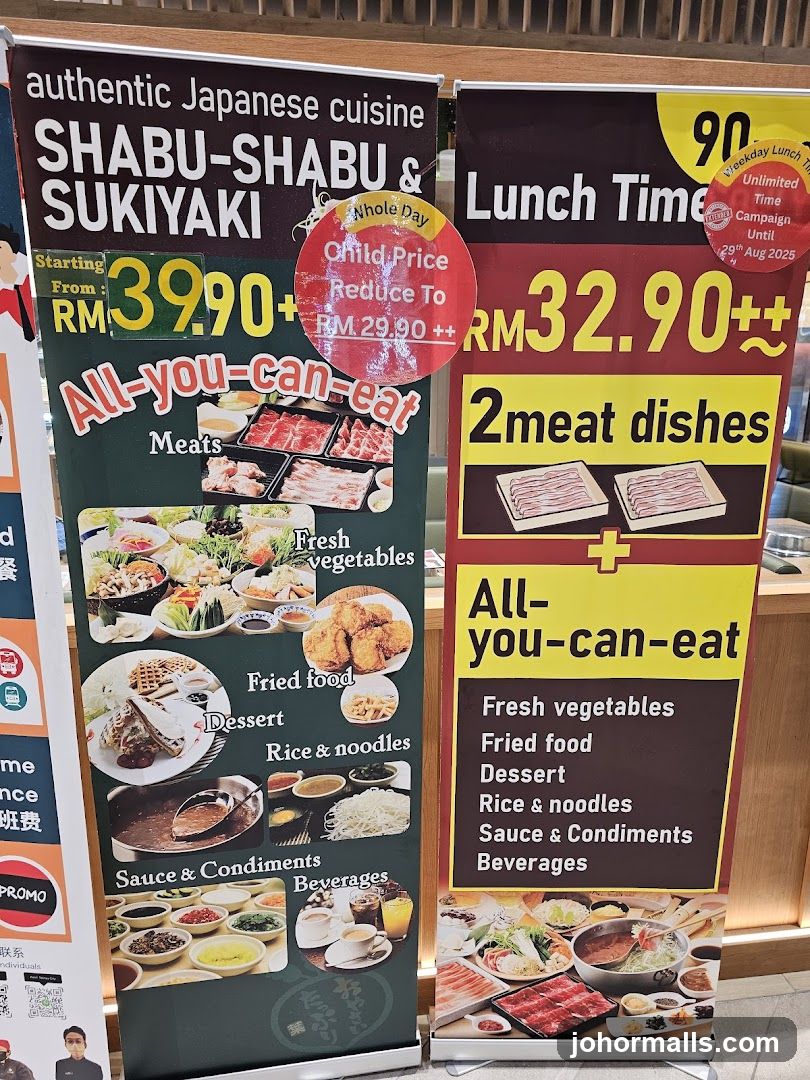 Restaurant promotional banners