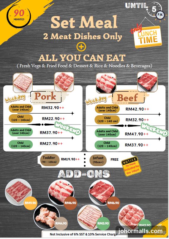 Set Meal Promotion Poster