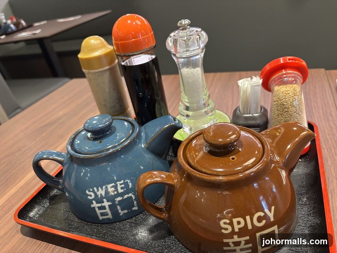 Table condiments and teapots
