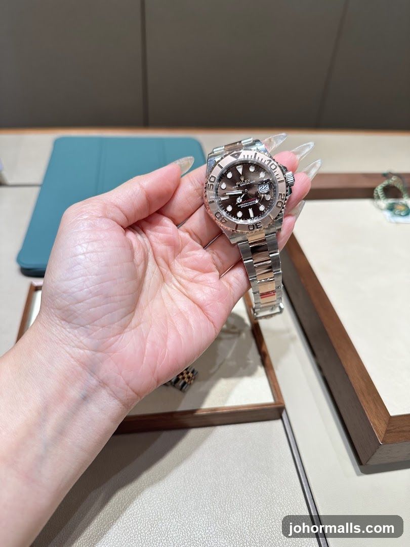 Hand Holding Watch