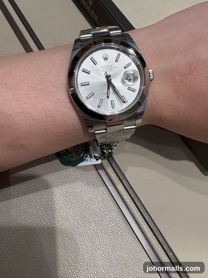 Rolex Watch on Wrist