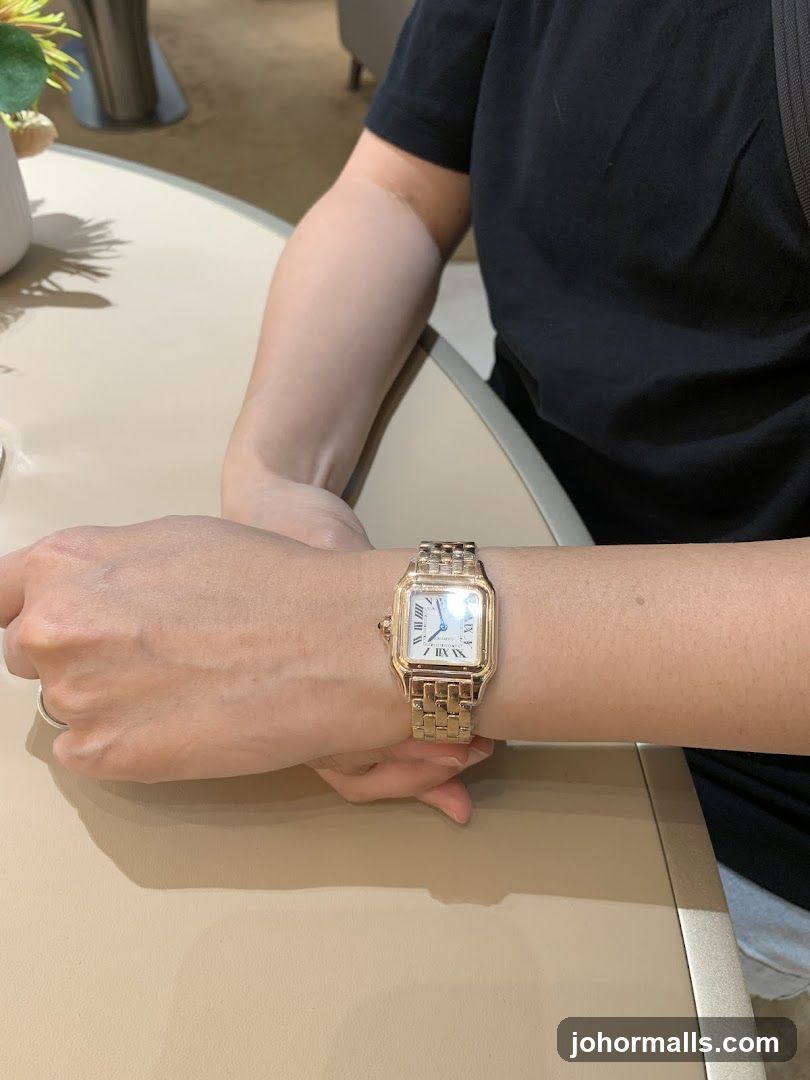 Person wearing watch