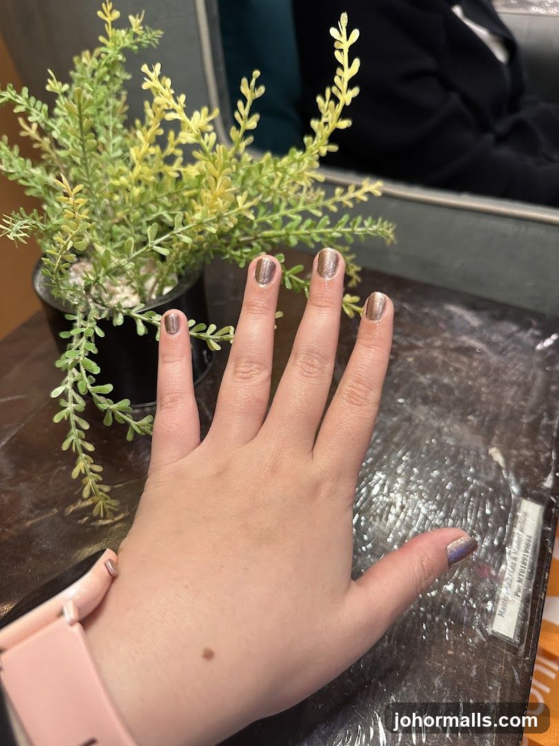 Hand with Nail Art