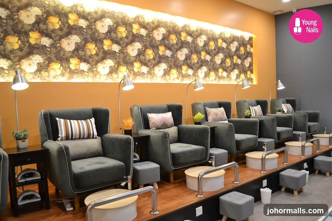 Interior of nail salon