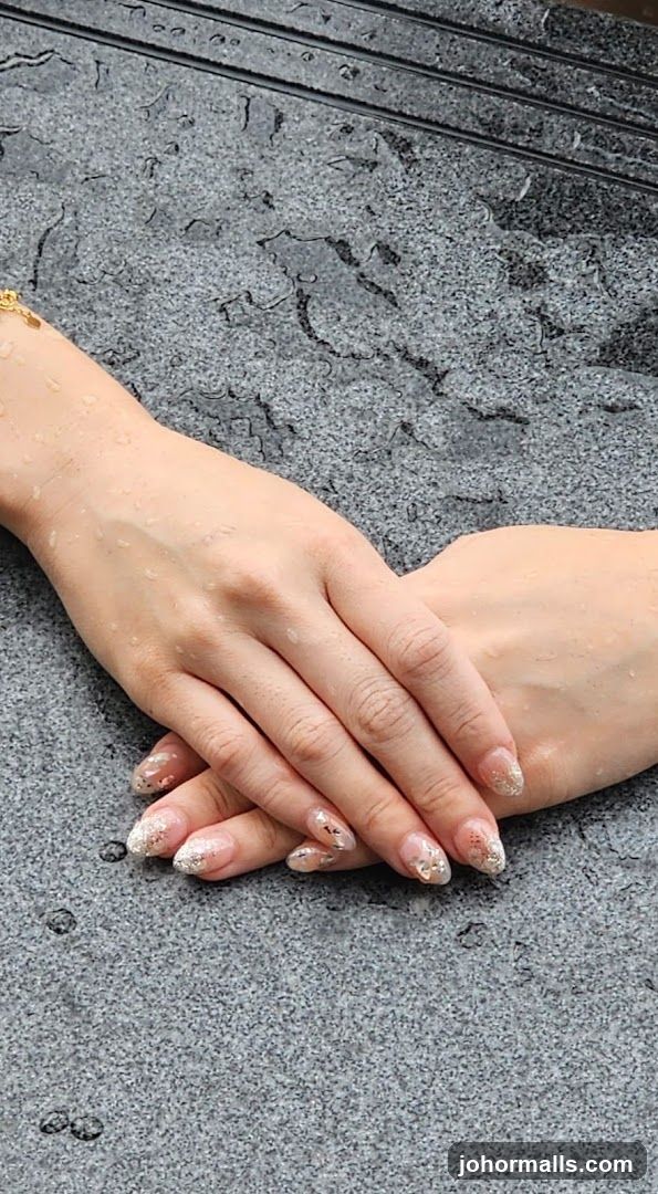 Hands on textured surface