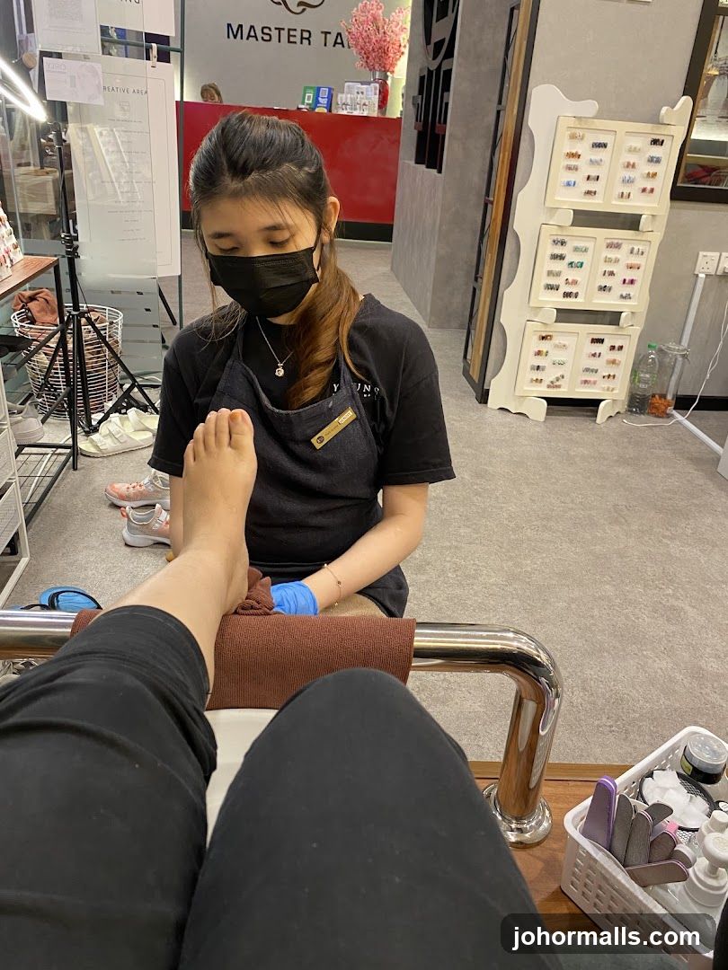Foot care salon interior