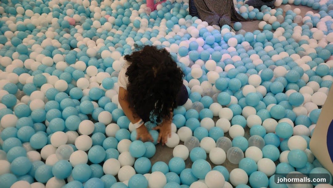 Child in ball pit