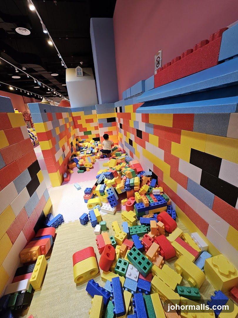 Lego-themed indoor play area