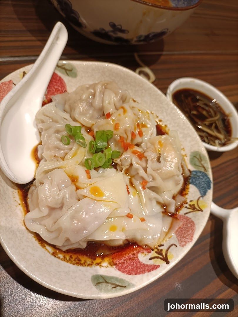 Dumplings with Sauce