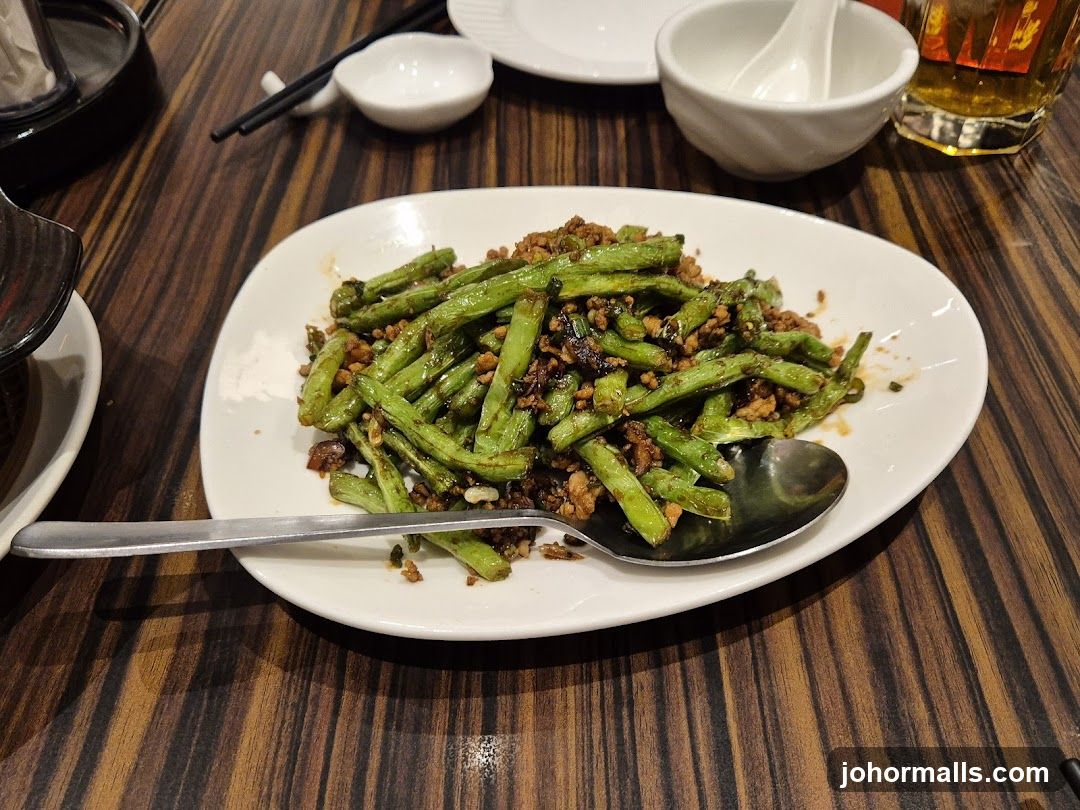Dining Table with Stir-Fried Green Beans