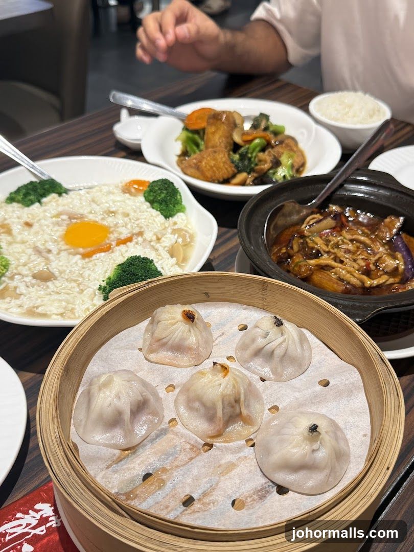 Dining Table with Chinese Cuisine