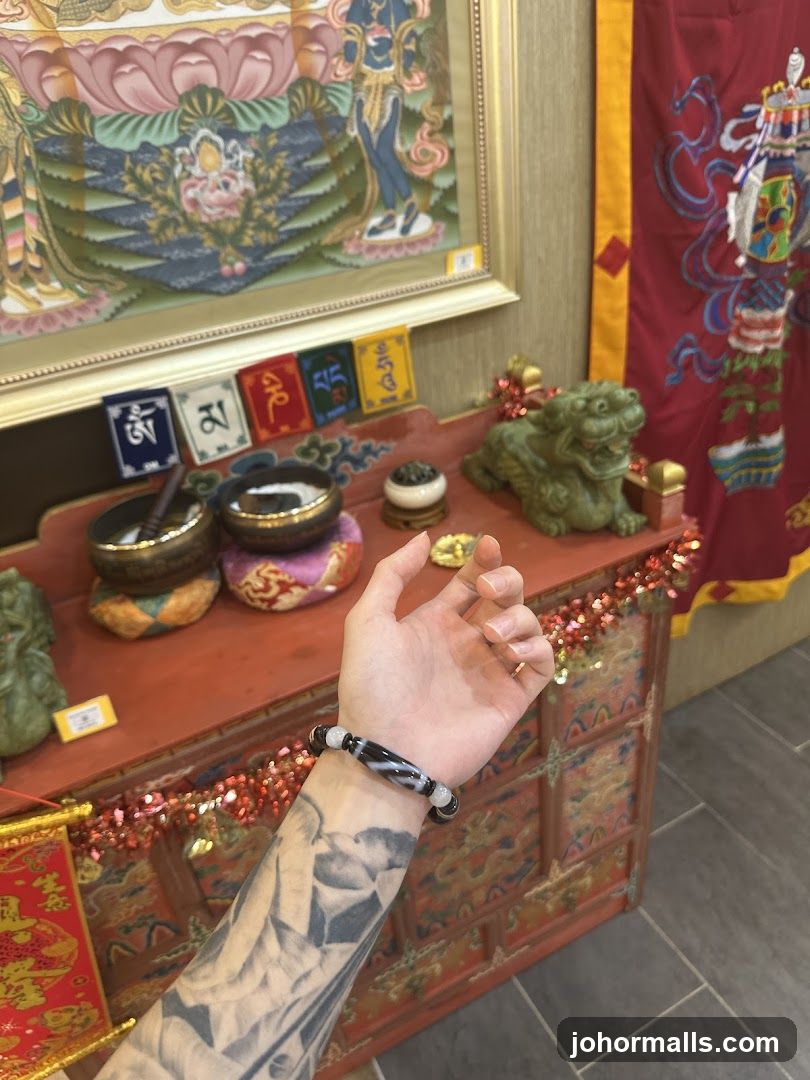 Interior Display with Tibetan Artifacts