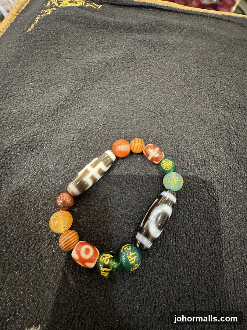 Bead Bracelet on Display Surface