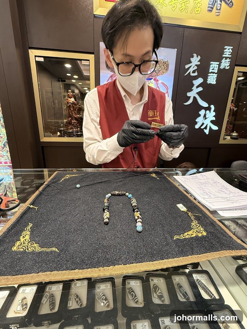 Staff in jewelry store
