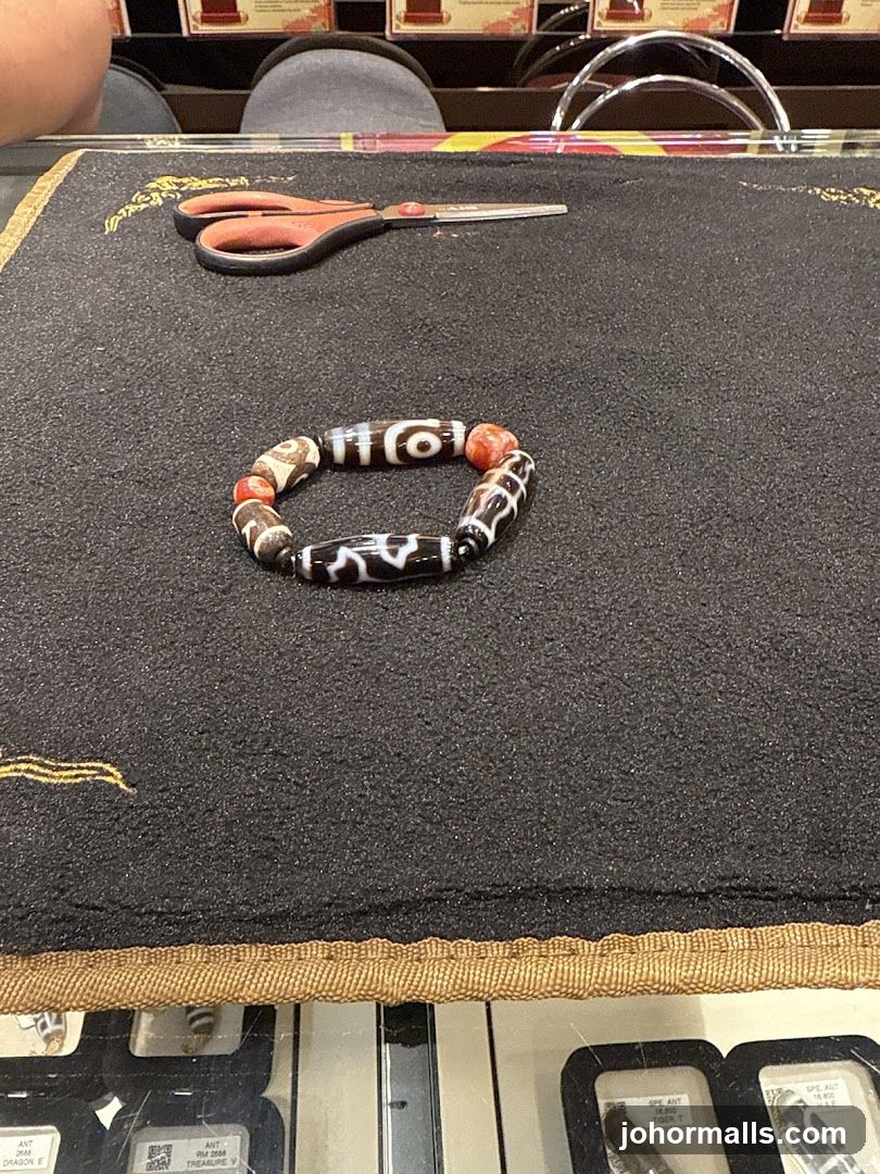 Interior Display of Bead Bracelet