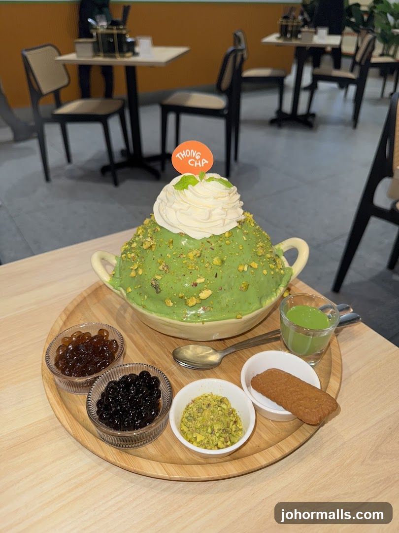 Bento-style dessert presentation