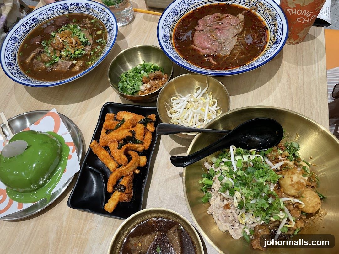 Table of Food Items
