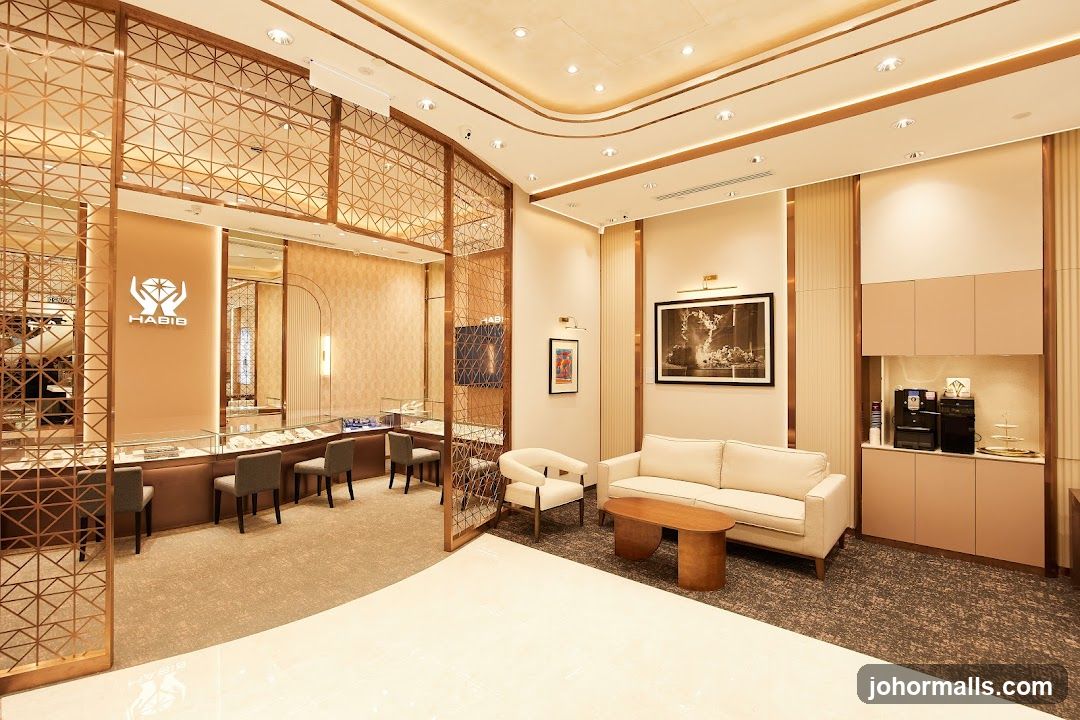 Interior of Habib Jewelry Store