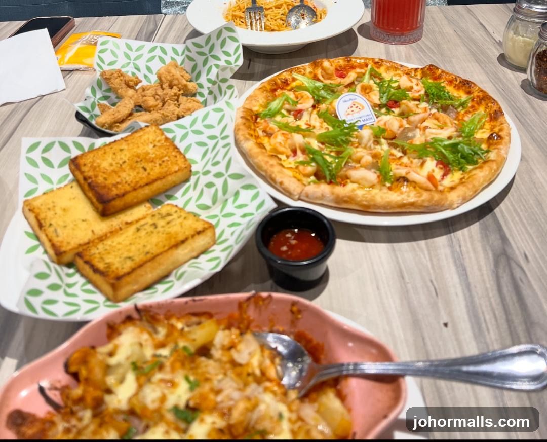 Restaurant Table with Food