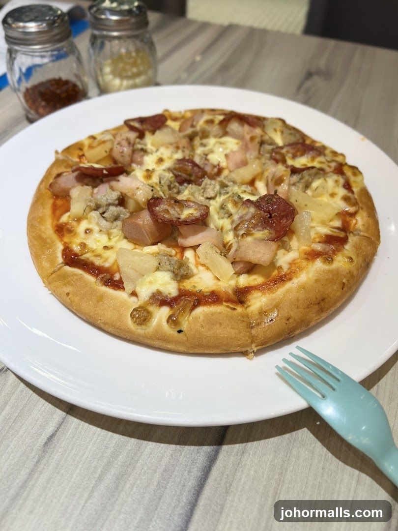 Pizza on Plate