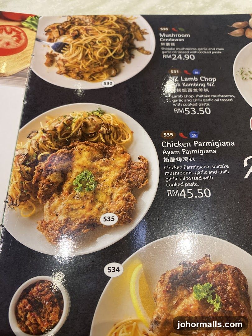 Restaurant Menu Page