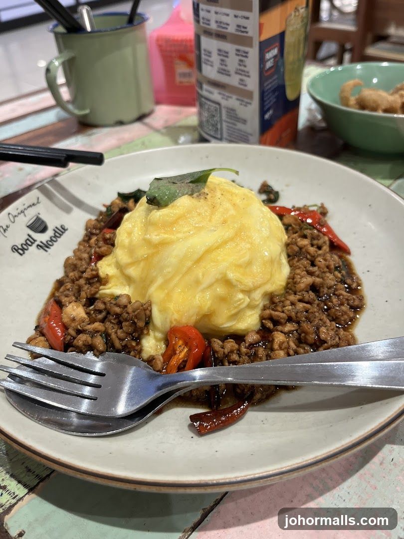 Food dish at restaurant