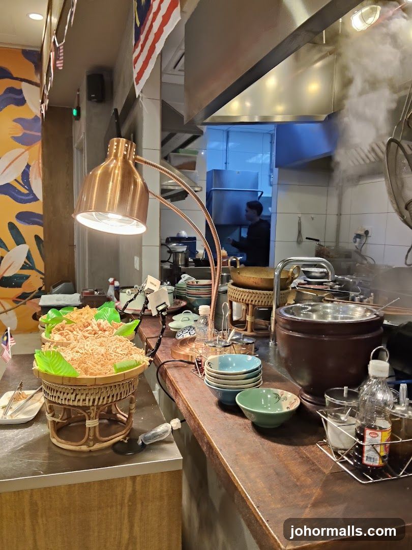 Restaurant Interior Kitchen Area